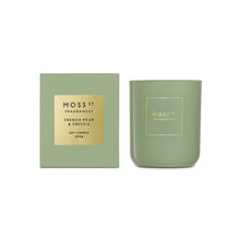 Load image into Gallery viewer, Moss St. Contemporary French Pear &amp; Freesia - Large Soy Candle 300g
