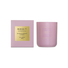 Load image into Gallery viewer, Moss St. Contemporary Blackcurrant &amp; Rose - Large Soy Candle 300g