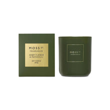 Load image into Gallery viewer, Moss St. Contemporary Hemp Flower &amp; Patchouli - Large Soy Candle 300g