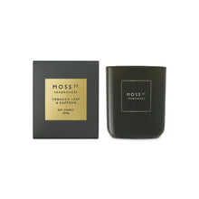 Load image into Gallery viewer, Moss St. Contemporary Tobacco Leaf &amp; Saffron - Large Soy Candle 300g