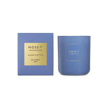 Load image into Gallery viewer, Moss St. Contemporary Clean Cotton - Large Soy Candle 300g
