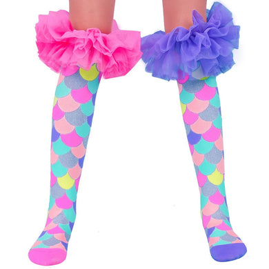 Madmia Mermaid Frills Socks - Kids & Adults Age 6 - 99