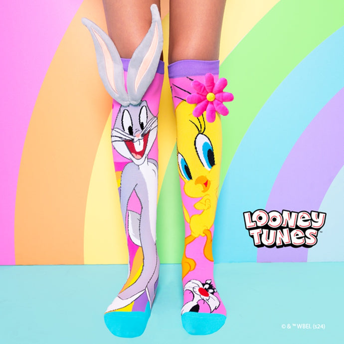 Madmia Tweety and Bugs Bunny Socks - Kids & Adults Age 6 - 99