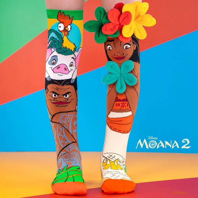 Madmia Moana Socks - Kids & Adults Ages 6 - 99