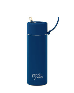 Frank Green Ceramic 20oz Straw Bottle - Deep Ocean