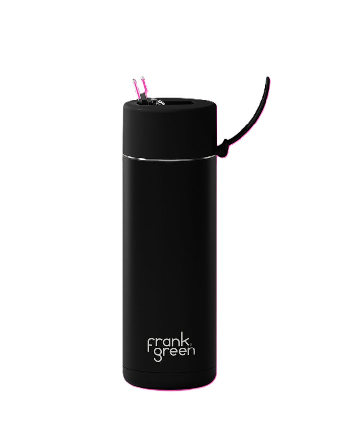 Frank Green Ceramic 20oz Straw Bottle - Midnight