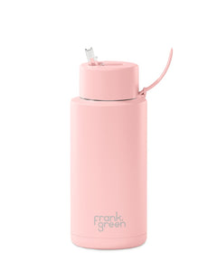 Frank Green Ceramic 34oz Straw Bottle - Blushed
