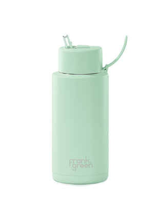 Frank Green Ceramic 34oz Straw Bottle - Mint Gelato