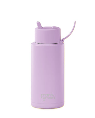 Frank Green Ceramic 34oz Bottle with Flip Straw Lid - Lilac Haze