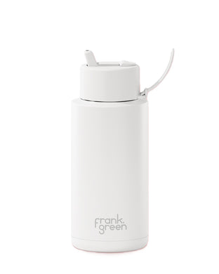 Frank Green Ceramic 34oz Bottle with Flip Straw Lid - Cloud