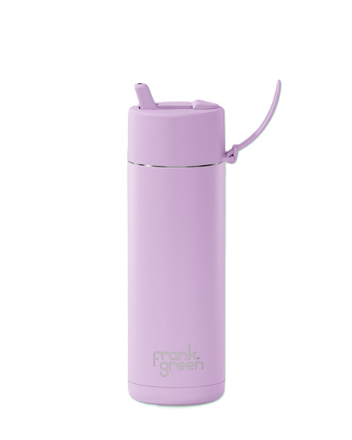 Frank Green Ceramic 20oz Bottle with Flip Straw Lid - Lilac Haze
