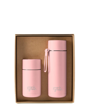 Frank Green Essentials Gift Set Small 12oz/20oz - Blushed (Flip Straw Lid)