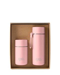 Frank Green Essentials Gift Set Small 12oz/20oz - Blushed (Flip Straw Lid)