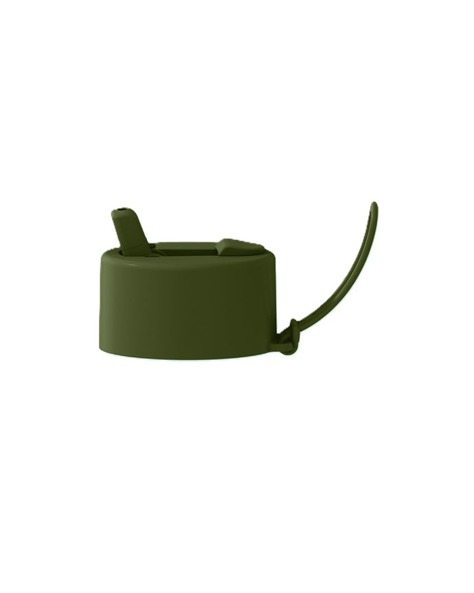 Frank Green Replacement Flip Straw Lid With Strap - Khaki