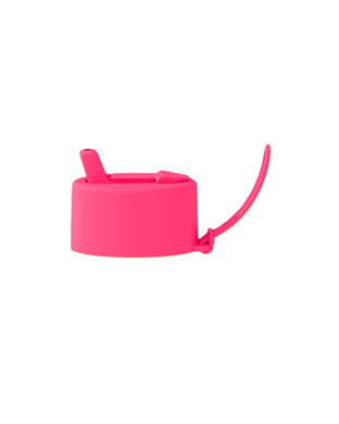 Frank Green Replacement Flip Straw Lid With Strap - Neon Pink
