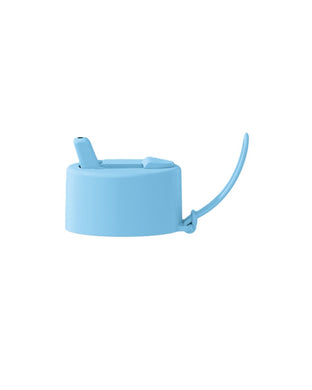Frank Green Replacement Flip Straw Lid With Strap - Sky Blue