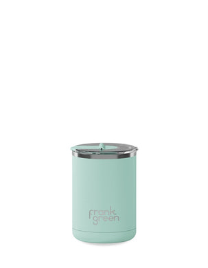 Frank Green Ceramic Coffee Cup Hinged Lid 12oz/355ml - Peppermint