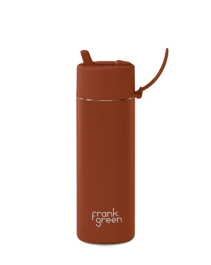 Frank Green Ceramic 20oz Straw Bottle - Toffee