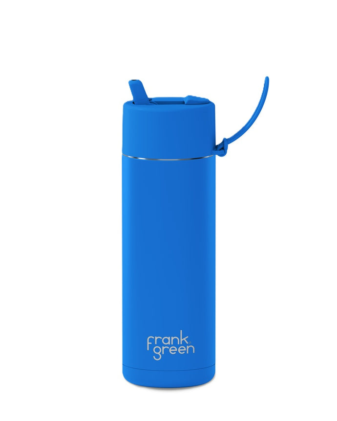 Frank Green Ceramic 20oz Straw Bottle - Blue Lagoon