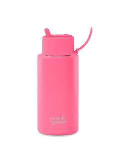 Frank Green Ceramic 34oz Straw Bottle - Bubblegum Blast