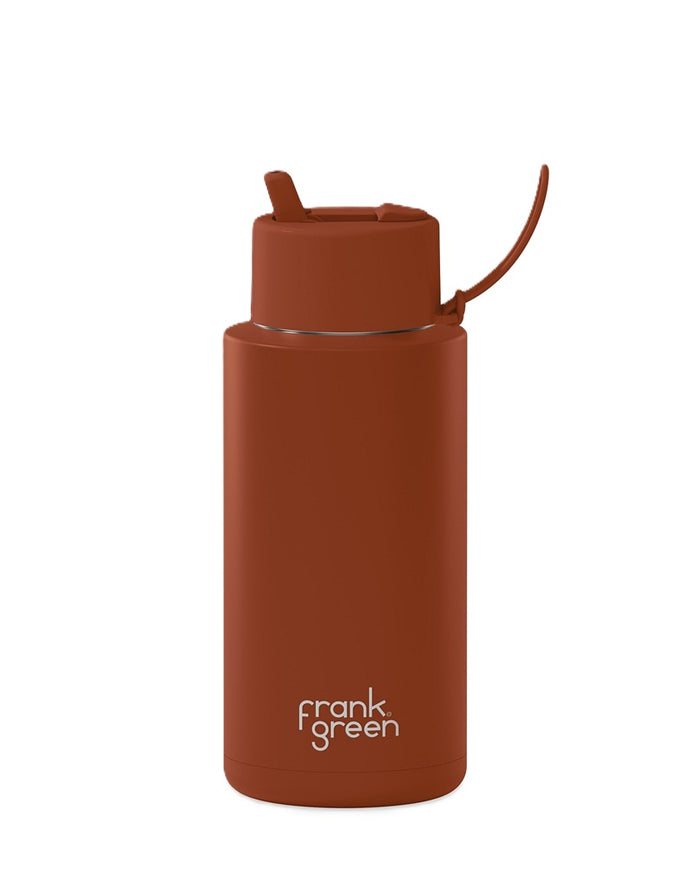 Frank Green Ceramic 34oz Straw Bottle - Toffee
