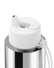 Load image into Gallery viewer, Frank Green Ceramic 34oz Straw Bottle - Limited Edition Silver with Flip Straw Lid Cloud