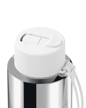 Load image into Gallery viewer, Frank Green Ceramic 34oz Straw Bottle - Limited Edition Silver with Flip Straw Lid Cloud