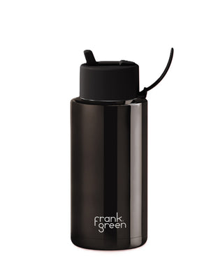 Frank Green Ceramic 34oz Straw Bottle - Shadow Chrome