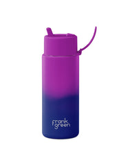 Load image into Gallery viewer, Frank Green Stainless Steel Single Wall 34oz Straw Bottle - Colour Change - Twilight