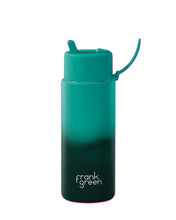 Load image into Gallery viewer, Frank Green Stainless Steel Single Wall 34oz Straw Bottle - Colour Change - Abyss