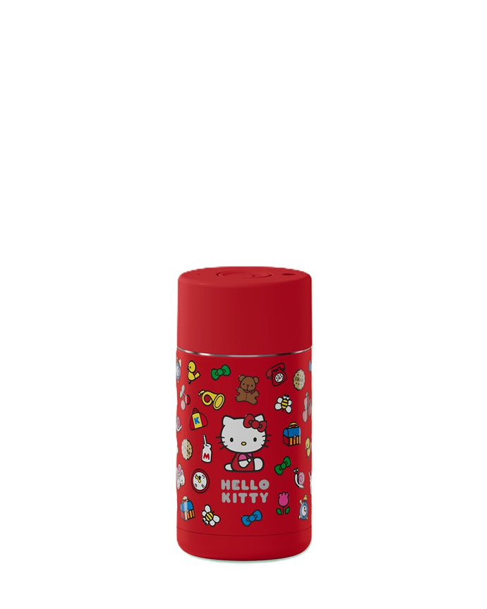 Frank Green 12oz Ceramic Reusable Cup Hello Kitty with Push Button Lid