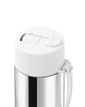 Load image into Gallery viewer, Frank Green Ceramic 20oz Straw Bottle - Limited Edition Silver with Flip Straw Lid Cloud