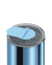 Load image into Gallery viewer, Frank Green Ceramic Coffee Cup Hinged Screw Lid 12oz/355ml - Chrome Sky Blue