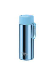 Load image into Gallery viewer, Frank Green Ceramic 20oz Straw Bottle with Flip Straw Lid - Chrome Sky Blue