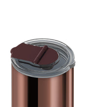 Load image into Gallery viewer, Frank Green Ceramic Coffee Cup Hinged Screw Lid 12oz/355ml - Chrome Chocolate