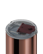 Load image into Gallery viewer, Frank Green Ceramic Coffee Cup Hinged Screw Lid 12oz/355ml - Chrome Chocolate