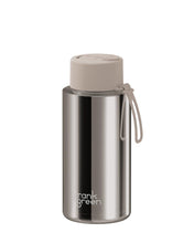 Load image into Gallery viewer, Frank Green 34oz Stainless Steel Ceramic Moondust Chrome