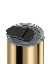Load image into Gallery viewer, Frank Green Ceramic Coffee Cup Hinged Screw Lid 12oz/355ml - Limited Edition Gold with Midnight Hinge