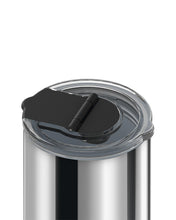 Load image into Gallery viewer, Frank Green Ceramic Coffee Cup Hinged Screw Lid 12oz/355ml - Limited Edition Silver with Midnight Hinge