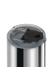 Load image into Gallery viewer, Frank Green Ceramic Coffee Cup Hinged Screw Lid 12oz/355ml - Limited Edition Silver with Midnight Hinge