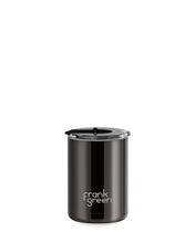 Load image into Gallery viewer, Frank Green Ceramic Coffee Cup Hinged Screw Lid 12oz/355ml - Shadow Chrome
