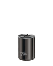 Load image into Gallery viewer, Frank Green Ceramic Coffee Cup Hinged Screw Lid 12oz/355ml - Shadow Chrome