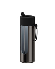Load image into Gallery viewer, Frank Green Ceramic 20oz Straw Bottle with Flip Straw Lid - Shadow Chrome
