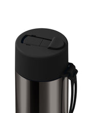 Load image into Gallery viewer, Frank Green Ceramic 20oz Straw Bottle with Flip Straw Lid - Shadow Chrome