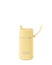 Load image into Gallery viewer, Frank Green Ceramic 12oz Bottle with Flip Straw Lid - Buttermilk