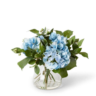 Elme Hydrangea Berry Mix in Allira - Blue - 25x25x33cm - ZOES Kitchen