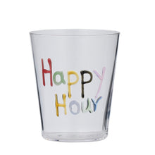 Load image into Gallery viewer, Coast to Coast Happy Hour Glass Tumbler 9x10cm Multicoloured