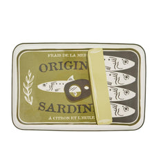 Load image into Gallery viewer, Coast to Coast Lisbon Ceramic Sardine Platter 25x38.5cm - Green