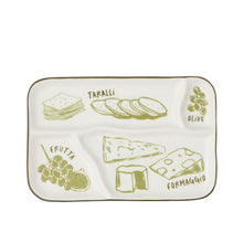 Load image into Gallery viewer, Coast to Coast Deli Divided Platter 24x16cm - Green