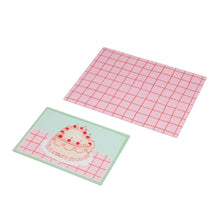 Load image into Gallery viewer, Coast to Coast Buttercream Glass Serving Board 40x30cm - Set of 2
